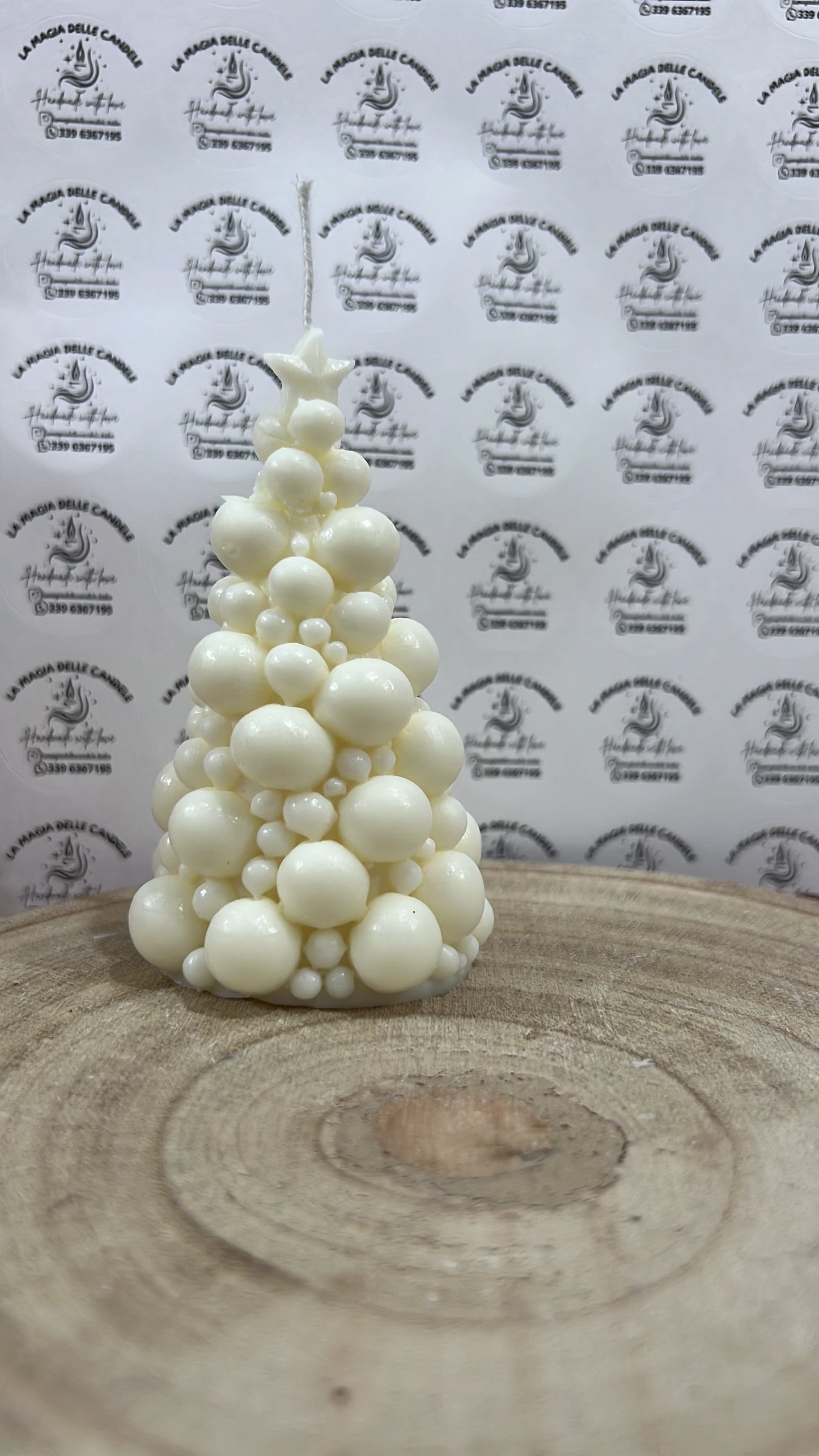 Alberello natalizio con palline