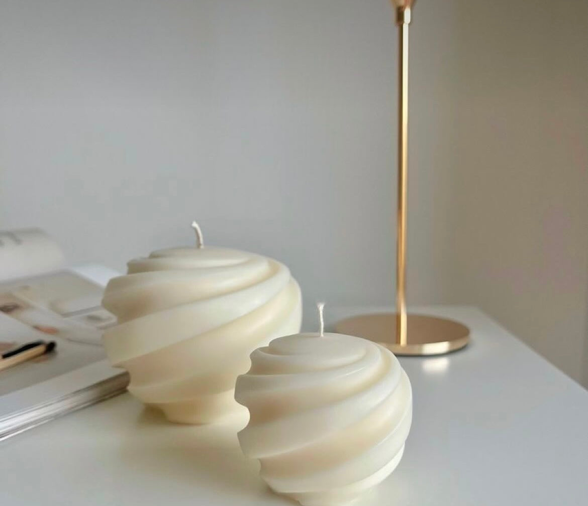 Candela spirale coppia